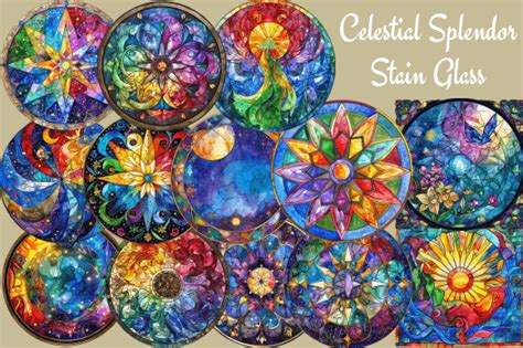 Celestialsplendor Stain Glass Graphic By Tshirtado Creative Fabrica