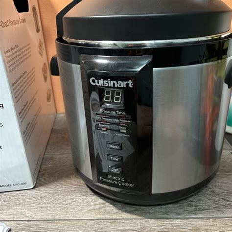 Cuisinart CPC 600 6 Quart Electric Pressure Cooker New Open Box EBay