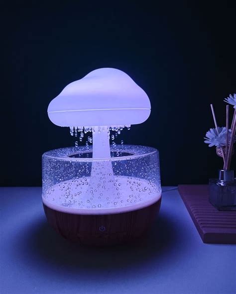 Cloud Rain Humidifier For Bedroom Large Room Water Drip Humidifier