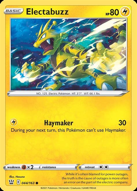 Electric Pokemon Cards