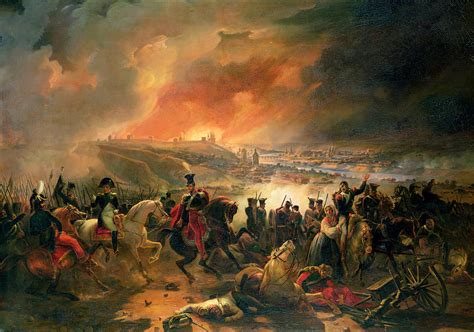 The Battle Of Smolensk, 17th August 1812, 1839 Oil On Canvas Painting ...