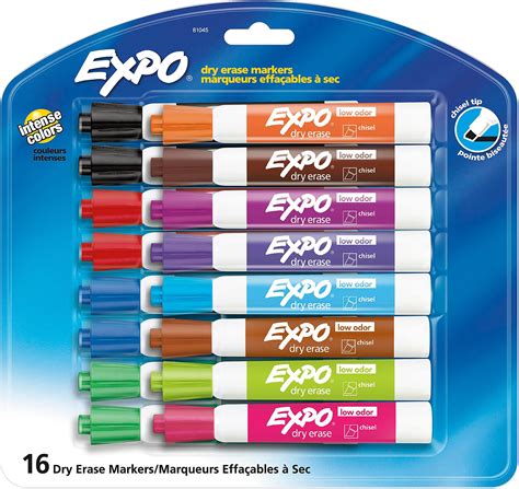 Amazon Volcanics Dry Erase Markers Low Odor Chisel Tip Whiteboard