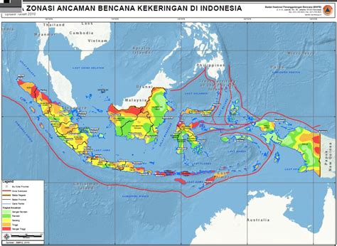 Bencana Global Peta Zonasi Ancaman Bencana Kekeringan Di Indonesia