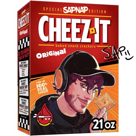 Shop Signed Sapnap Special Edition Cheez It Cheese Crackers Gaming