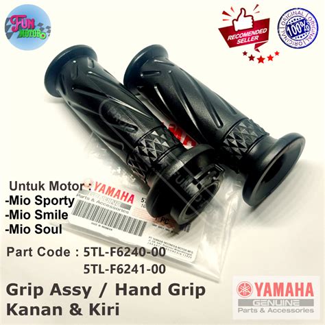 Jual Grip Assy Handgrip Hand Grip Mio Sporty Lama Soul Karbu Smile