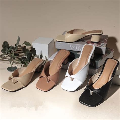 Jual ARF Collection Clara Sandal Heels Wanita Hak 5 CM Shopee Indonesia