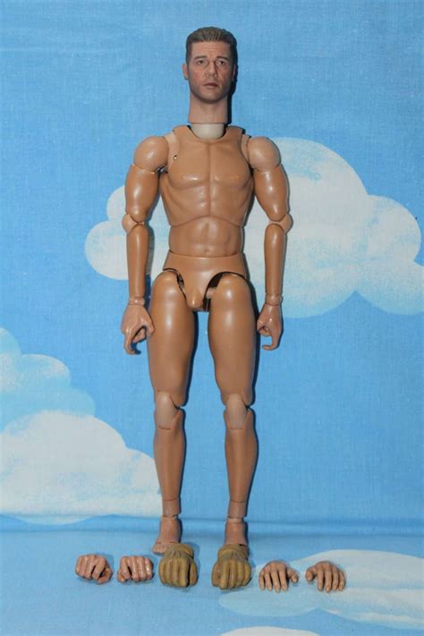 Facepool SCALE WW U S Nd Armoured Sherman Tank Commander Nude Figure FP B CB Toys
