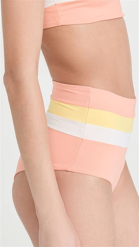 LSPACE Portia Stripe Bikini Bottoms Shopbop