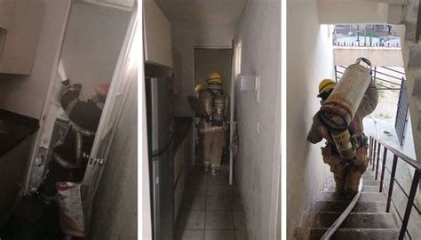 Vecinos Reportan Incendio De R Pido Avance Dentro De Departamento En