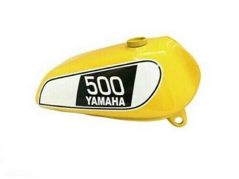 Yamaha Xt Tt Yellow Painted Steel Petrol Tank Model Cap At