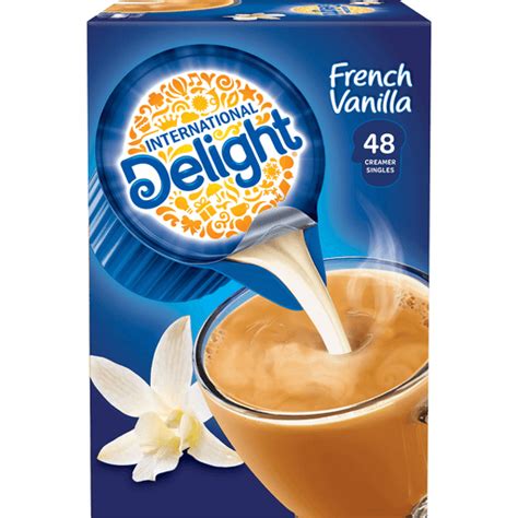 International Delight Coffee Creamer Singles French Vanilla 48 Count