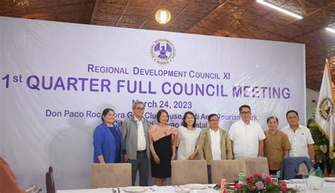 RDC Davao Convenes For Its 1st Quarter Meeting Welcomes Presidential