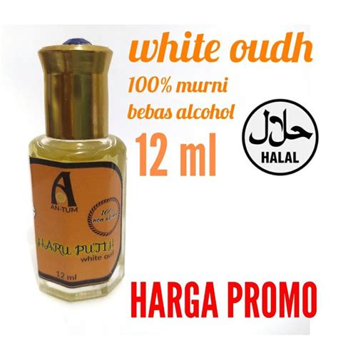 Jual Parfum Sholat White Oudh Gaharu Putih Arab Minyak Wangi Non