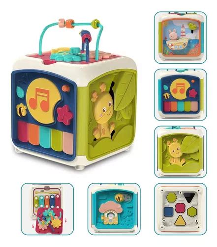 Juguete Montessori Educativo 7 En 1 Cubo Didáctico Para Bebé Envío gratis