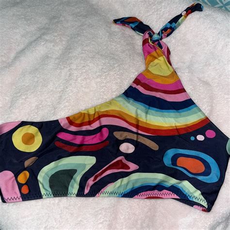 Shoulder Strap Adjustable Bikini Top Made In Depop