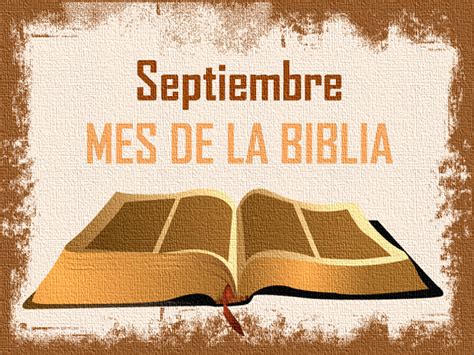 Septiembre Mes De La Biblia