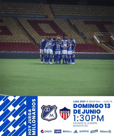 Ver En Vivo Millonarios Vs Junior Por Las Semifinales De La Liga