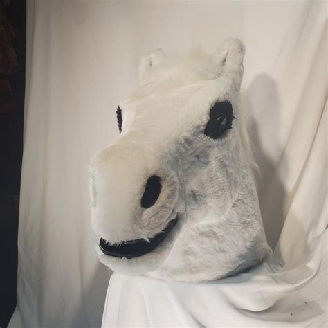 White Horse Head Costume Mascot Head – Costume World