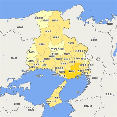 兵庫県の地図 Map It マップイット