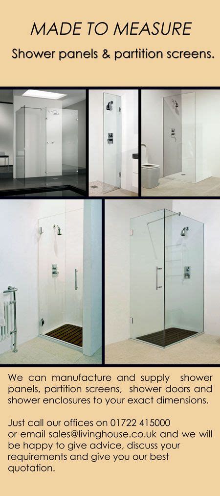 Bespoke Made To Measure Wet Room Glass Screens 86q Wet Room Shower