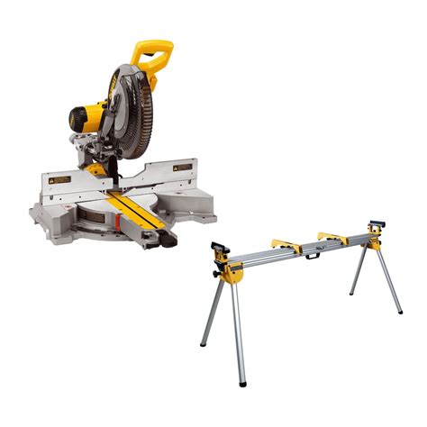 Dewalt 15 Amp Corded 12 Inch Double Bevel Sliding Compound Miter Saw With Heavy Duty Miter