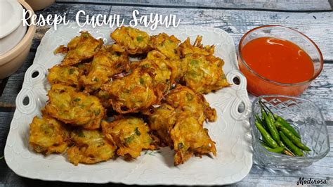 Jom Cuba 5 Resepi Cucur Sayur Ranggup And Sedap