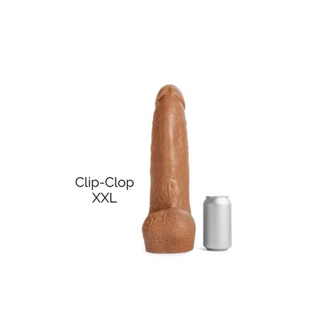 CLIP CLOP XXL Dildo HANKEY S TOYS Dark Ink