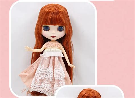 ICY DBS Special Blyth Blonde Bratz Doll Nude Joint Body With Matte Face Glossy Face And