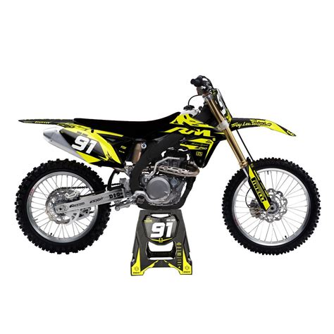 Maciag Offroad Graphic Kit Race 6 Suzuki RMZ 250 10 18 Maciag Offroad