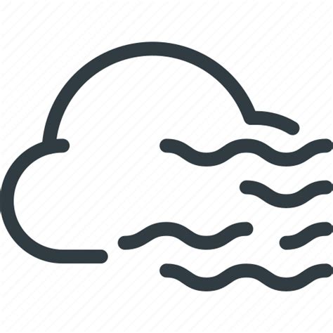 Cloud Cloudy Fog Foggy Forcast Weather Icon