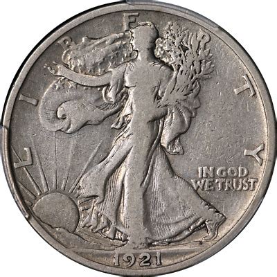 1921 S Walking Liberty Half PCGS F15 Nice Eye Appeal Nice Strike EBay