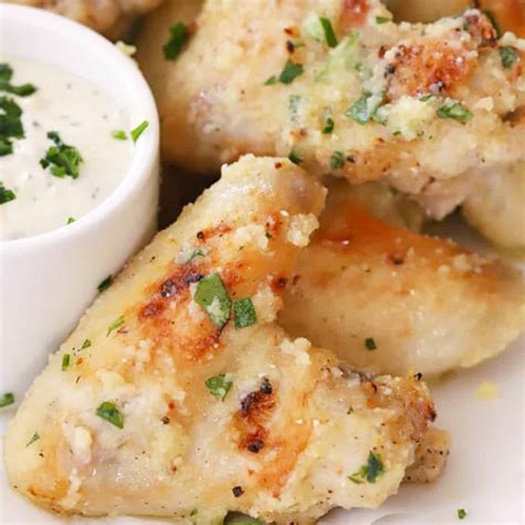 Garlic Parmesan Wings Recipe The Carefree Kitchen