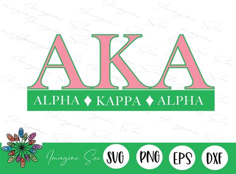 AKA Svg Alpha Kappa Alpha Sorority Svg Greek Letters PNG Etsy Canada