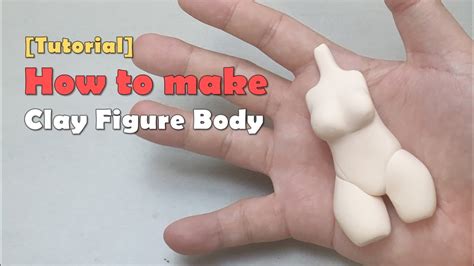 How to make anime female torso body clay art figure tutorial 클레이