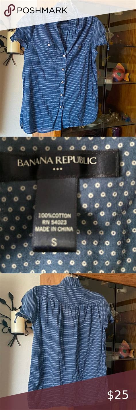 Banana Republic Short Sleeved Button Down Shirt Banana Republic