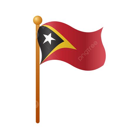 East Timor Flag East Timor East Timor Png And Vector With