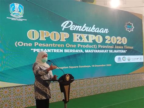 Buka Opop Expo Khofifah Dorong Indonesia Jadi Eksportir Makanan Halal