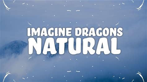 Imagine Dragons Natural Lyrics