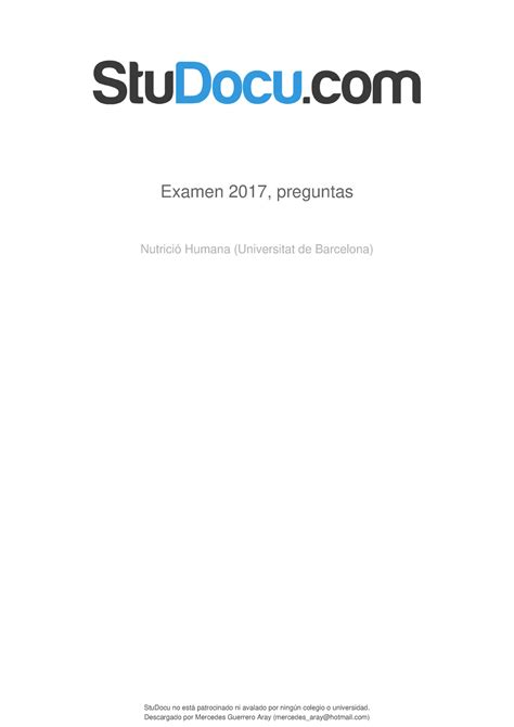 Examen 3 Enero 2017 Preguntas Y Respuestas Warning TT Undefined