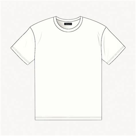 Plantilla De Camiseta Blanca Sencilla Vector Premium Generado Con Ia