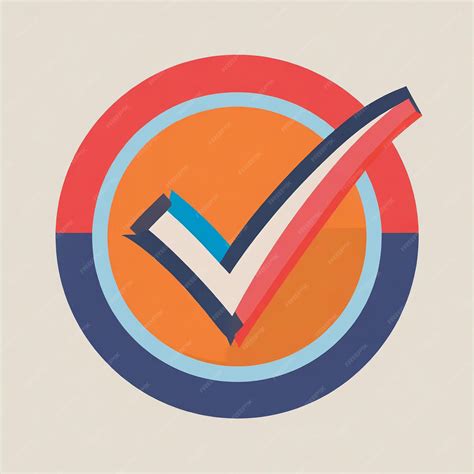 Premium Vector Vector Double Circle Check Mark