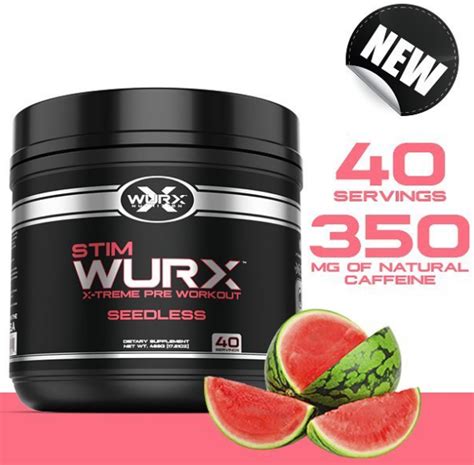 Stim Wurx High Caffeine Pre Workout Preworkout Best Workout