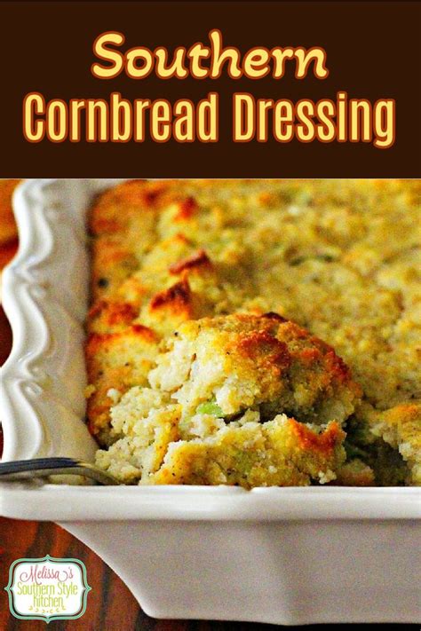 Southern Cornbread Dressing | Dressing recipes cornbread, Dressing ...