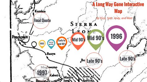 A Long Way Gone Interactive Map Timeline By Eliza Lederman