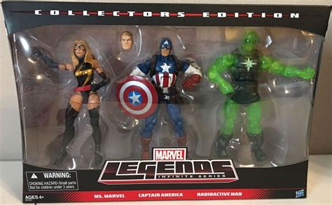 Marvel Legends Target Exclusive 3 Pack Ms Marvel Captain America