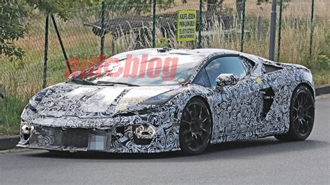 Hybrid Lamborghini Huracan successor caught in spy photos - Autoblog