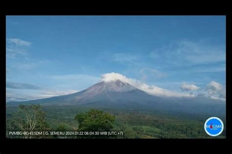 Tetap Waspada Gunung Semeru Alami Kali Gempa Letusan Genpi Co