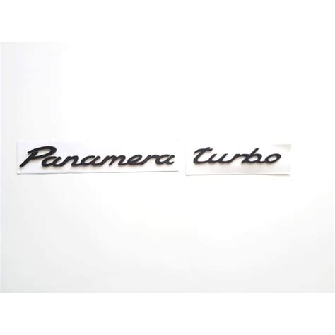 Sale Black Porsche Panamera Turbo Emblem Nameplate