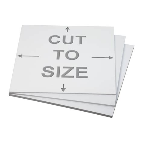 Cut-to-Size White Styrene Sheet - High Impact | ACME Plastics, Inc.