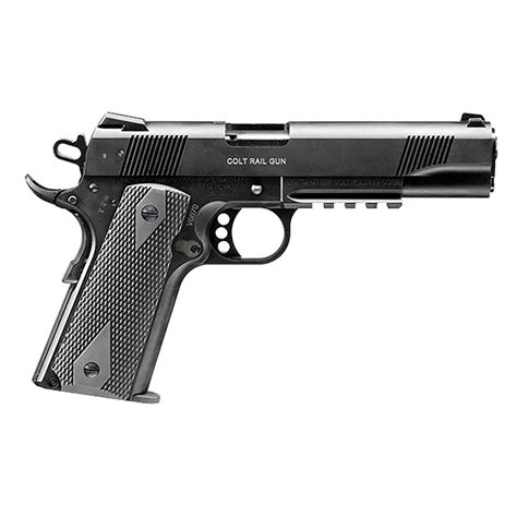 Walther Colt Government 1911 Rail Gun 22 Long Rifle 5in Matte Black